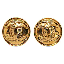 Chanel-Chanel CC Clip On Earrings Metal Earrings in Good condition-Other