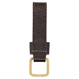 Gucci-Porte-clés en cuir Guccissima 199919-Autre