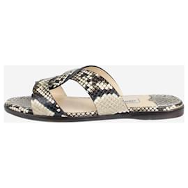 Jimmy Choo-Sandali multicolori Atia in pelle di serpente - taglia EU 37-Multicolore