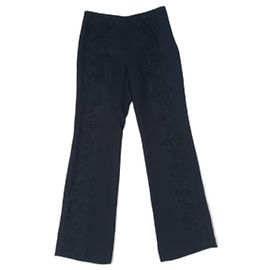 Spitzenhose Schwarz Armani Vintage Schwarz