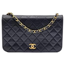 Chanel-Chanel Timeless Classic Single Flap Wallet On Chain-Black