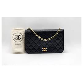 Chanel-Portafoglio a catena Chanel Timeless Classic Single Flap.-Nero