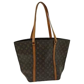 Louis Vuitton-LOUIS VUITTON Monogram Sac Shopping Tote Bag M51108 Auth LV 69472-Monogramme