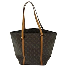 Louis Vuitton-LOUIS VUITTON Monogram Sac Shopping Tote Bag M51108 Auth LV 69472-Monogramme