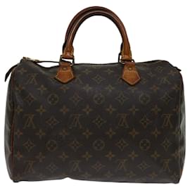 Louis Vuitton-Louis Vuitton Monogram Speedy 30 Hand Bag M41526 LV Auth 69323-Monogram