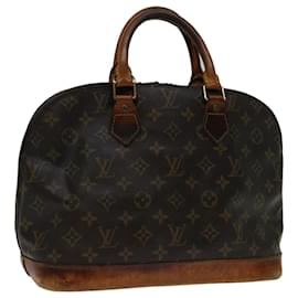 Louis Vuitton-Bolso de mano Alma con monograma LOUIS VUITTON M51130 LV Auth 69022-Monograma