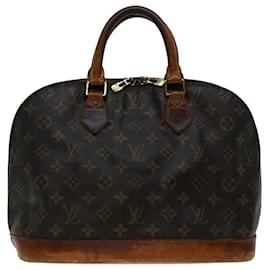 Louis Vuitton-Bolso de mano Alma con monograma LOUIS VUITTON M51130 LV Auth 69022-Monograma