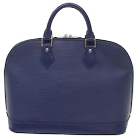 Louis Vuitton-LOUIS VUITTON Epi Alma Hand Bag Blue Myrtille M5214G LV Auth 69014-Blue,Other