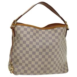 Louis Vuitton-LOUIS VUITTON Damier Azur Delightful PM Shoulder Bag N41447 LV Auth 69328-Other