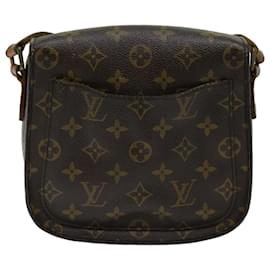 Louis Vuitton-LOUIS VUITTON Monogram Saint Cloud MM Shoulder Bag M51243 LV Auth 68927-Monogram