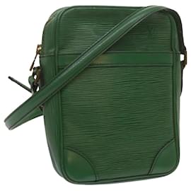 Louis Vuitton-LOUIS VUITTON Epi Danube Shoulder Bag Green M45634 LV Auth 69001-Green