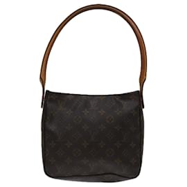 Louis Vuitton-LOUIS VUITTON Monogram Looping MM Shoulder Bag M51146 LV Auth 69566-Monogram
