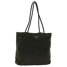 Prada-Prada Tote Bag Nylon Khaki Auth 69690-Caqui