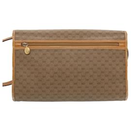 Gucci-GUCCI Micro GG Supreme Umhängetasche PVC Beige 004 58 0264 Auth bs12739-Beige