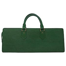 Louis Vuitton-Bolsa de mão LOUIS VUITTON Epi Sac Triângulo Verde M52094 Autenticação de LV 68945-Verde