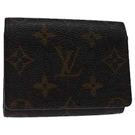 Louis Vuitton-LOUIS VUITTON Monogram Amberop Cartes de Visit Card Case M62920 LV Auth th4717-Monogram