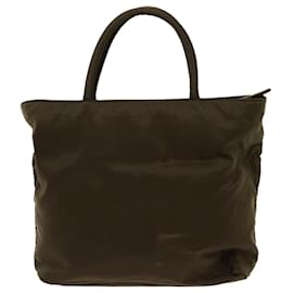 Prada-PRADA Hand Bag Nylon Khaki Auth bs13010-Khaki