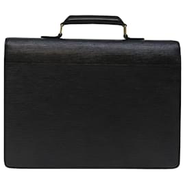 Louis Vuitton-LOUIS VUITTON Epi Serviette Conseiller Briefcase Black M54422 LV Auth th4670-Black