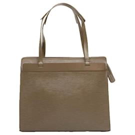 Louis Vuitton-LOUIS VUITTON Epi Croisette PM Tote Bag Gray pepper M5249C LV Auth th4753-Other,Grey