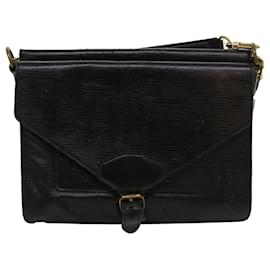 Louis Vuitton-LOUIS VUITTON Epi Biface Clutch Bag Black M52322 LV Auth am5968-Black