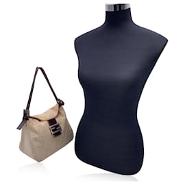 Fendi-Fendi Shoulder Bag Mamma Baguette-Beige