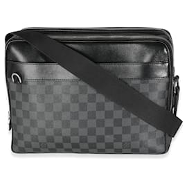 Louis Vuitton-Louis Vuitton Damier Graphite Canvas Trocadero MM-Black
