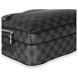 Louis Vuitton-Louis Vuitton Damier Graphite Canvas Trocadero MM-Black