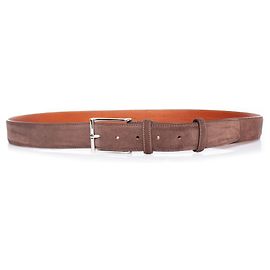 Santoni, Brown suede belt Brown