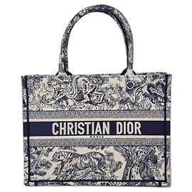 Bolsa Christian Dior Book Tote Media de tecido Outro