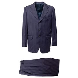 Traje Corneliani a rayas Azul Azul marino