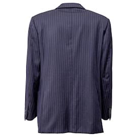 Corneliani-Corneliani Pinstripe Suit-Blue,Navy blue