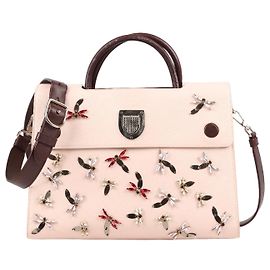 CHRISTIAN DIOR Couro de bezerro liso Aba média Diorever em rosa Rosa