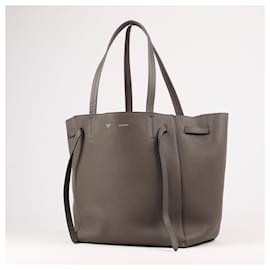 Céline-Celine Small Cabas Phantom Leather Tote Bag in Grey-Grey