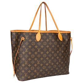 Louis Vuitton-Sac cabas Louis Vuitton en toile monogramme Neverfull GM-Marron