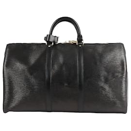 Louis Vuitton-Louis Vuitton Epi Leather Keepall 50 in Black M42962-Black