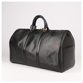 Louis Vuitton-Louis Vuitton Keepall en cuir épi 50 en Noir M42962-Noir