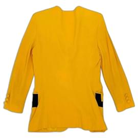 Moschino Cheap And Chic-Gelbe Jacke Moschino Vintage-Gelb