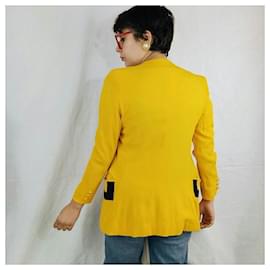 Moschino Cheap And Chic-Yellow jacket Moschino vintage-Yellow