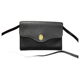 Dior-Leather Logo Flap Crossbody Bag-Other