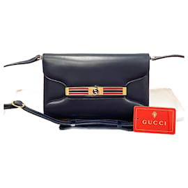 Gucci-Leather GG Web Crossbod Bag-Other