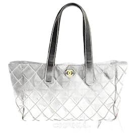 Chanel-Chanel CC Wild Stitch Tote Bag  Leather Tote Bag in Good condition-Other