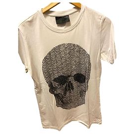 Camiseta de calavera Philipp Plein Blanco
