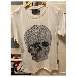Philipp Plein-T-shirt Philipp Plein avec crâne-Blanc