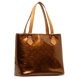 Louis Vuitton-Louis Vuitton braunes Monogramm Vernis Houston-Braun,Bronze