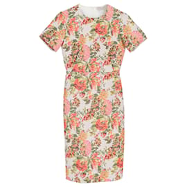 Stella Mc Cartney-Stella McCartney Floral Knee-Length Dress in Multicolor Polyester-Multiple colors,Other