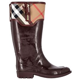 Botas Burberry Bainbridge Wellington em borracha marrom Marrom