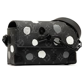 Louis Vuitton-Louis Vuitton Yayoi Kusama Monogram Eclipse Steamer Wearable Wallet Canvas Shoulder Bag M81935 in Excellent condition-Other