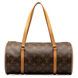 Louis Vuitton-Louis Vuitton Monogram Papillon 30 avec pochette Sac à main en toile M51385 en bon état-Autre