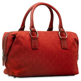 Gucci-Gucci GG Canvas Boston Bag Bolso de lona 113009 en buen estado-Otro