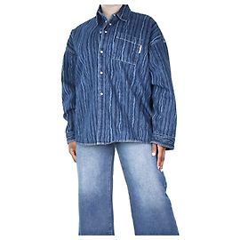 Marni Camicia in denim a righe blu - taglia Blu